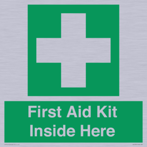 First Aid Kit Inside Here